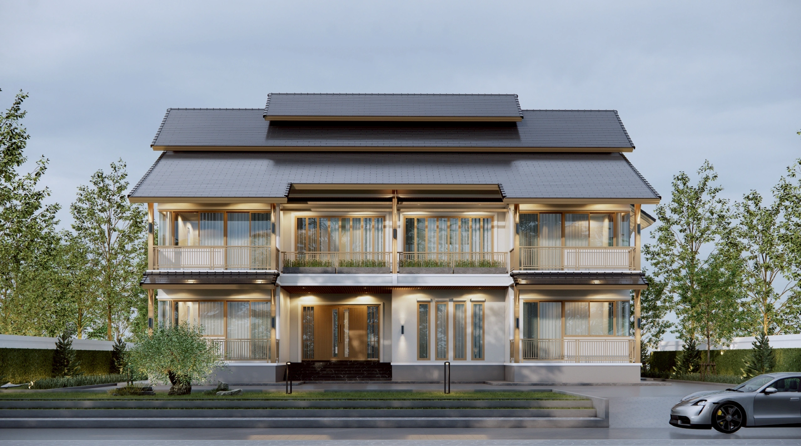 ES-01 แบบบ้านโมเดิร์นสองชั้น