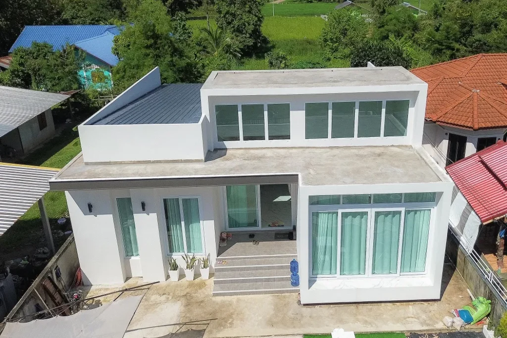 Woningbouwproject van Mevr. Wanida, district Song Dao, provincie Sakon Nakhon