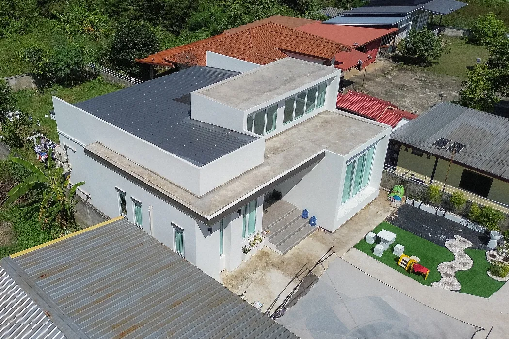 ผลงานสร้างบ้าน คุณวนิดา อ.ส่องดาว จ.สกลนคร