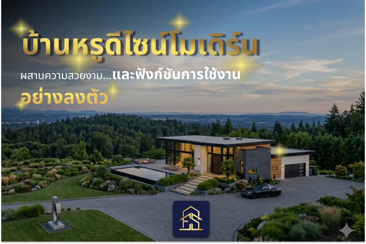 บ้านหรูดีไซน์โมเดิร์น ในปี 2026 ผสานความสวยงามและฟังก์ชันการใช้งานอย่างลงตัว